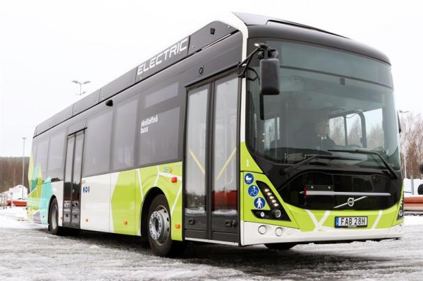 Elbuss i Skellefteå.